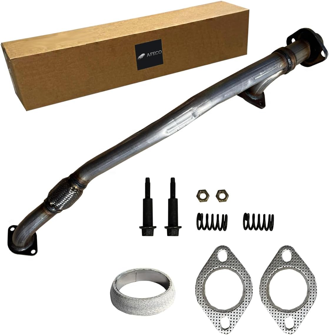 30 Flex Pipe Compatible with 2007-2020 Mitsubishi Outlander 3.0L V6 | Stainless Steel Direct-Fit Replacement Part | Hardware Included