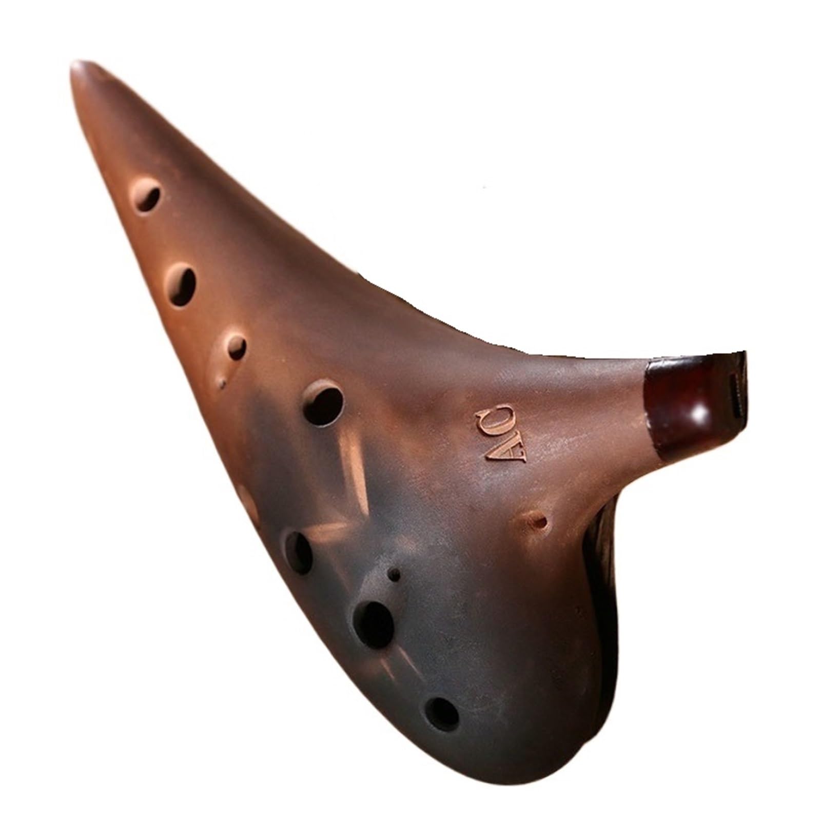 Ocarina En Argile Violette 12 Trous Alto AC Et Autres Tons Instrument De Performance Professionnel(AC)