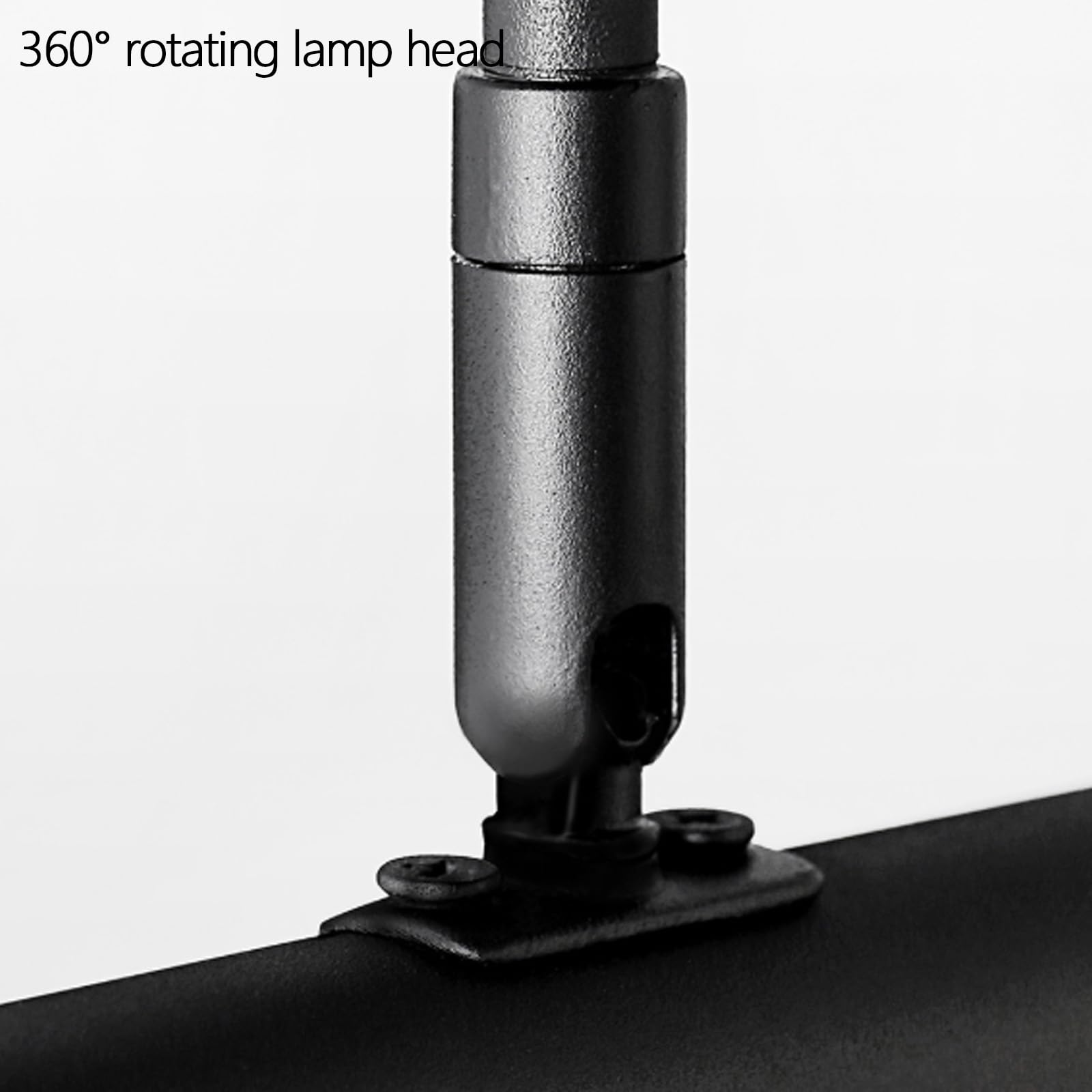 Lampada da Parete a LED per Specchio da Bagno, Girevole, Nera, lineare, Lunga, Stile Industriale, in Ferro, Minimalista, per Interni, Soggiorno, Camera da Letto, Hotel (100 cm, luc