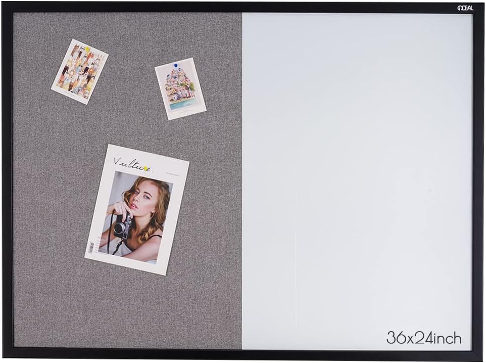 Gideal Combination Boards, Dry Erase Dry