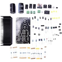 LM3886 DIY Stereo Amplifier Board Kit Dual Channel Power Amp with Heat Sink, Premium Components for Superior Sound, Overheat & Short Circuit Protection, Easy Assembly