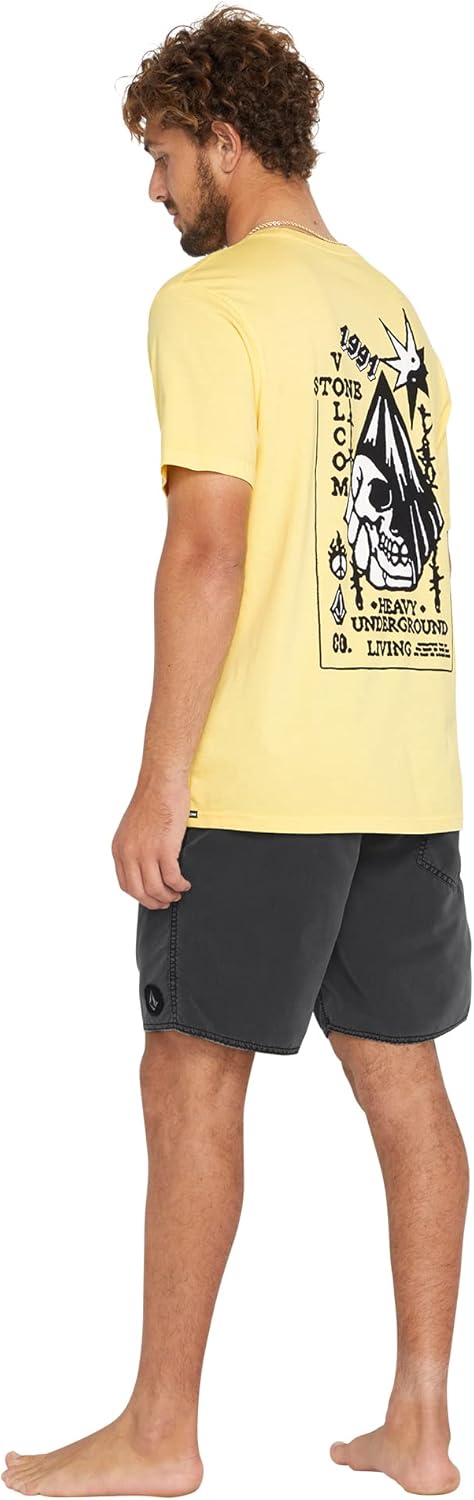 Volcom Men's Standard 17-inch Elastic Waist Surf Swim Trunks - Image 2