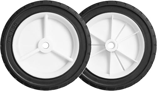 Repuesto para cortacésped 72-107, rueda de parrilla para carretillas de mano, 9611, repuesto para Oregon 72-107 7 pulgadas, universal, 2