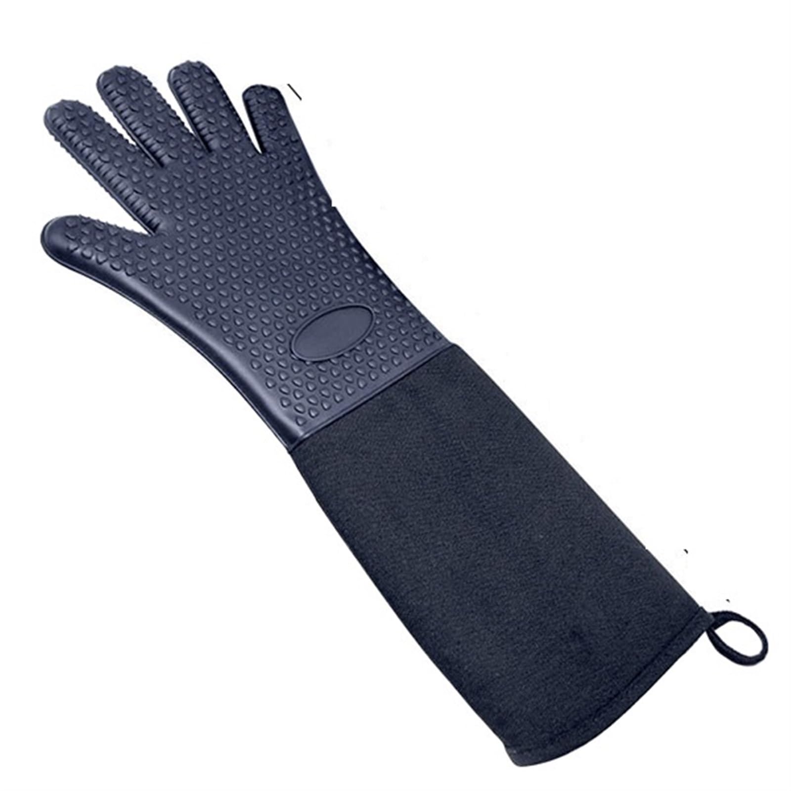 Oven Gloves Extra Long Professional Silicone Oven Mitts Gloves with Quilted Liner Durable Heat Resistant Grill Baking Tools for Your Kitchen(50cm)