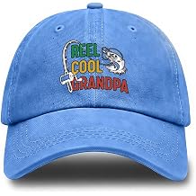 Fishing Adjustable Cotton Baseball Cap, Funny Trucker Hat Gift for Men Women Grandpa Dad Fishing Lover Fisherman