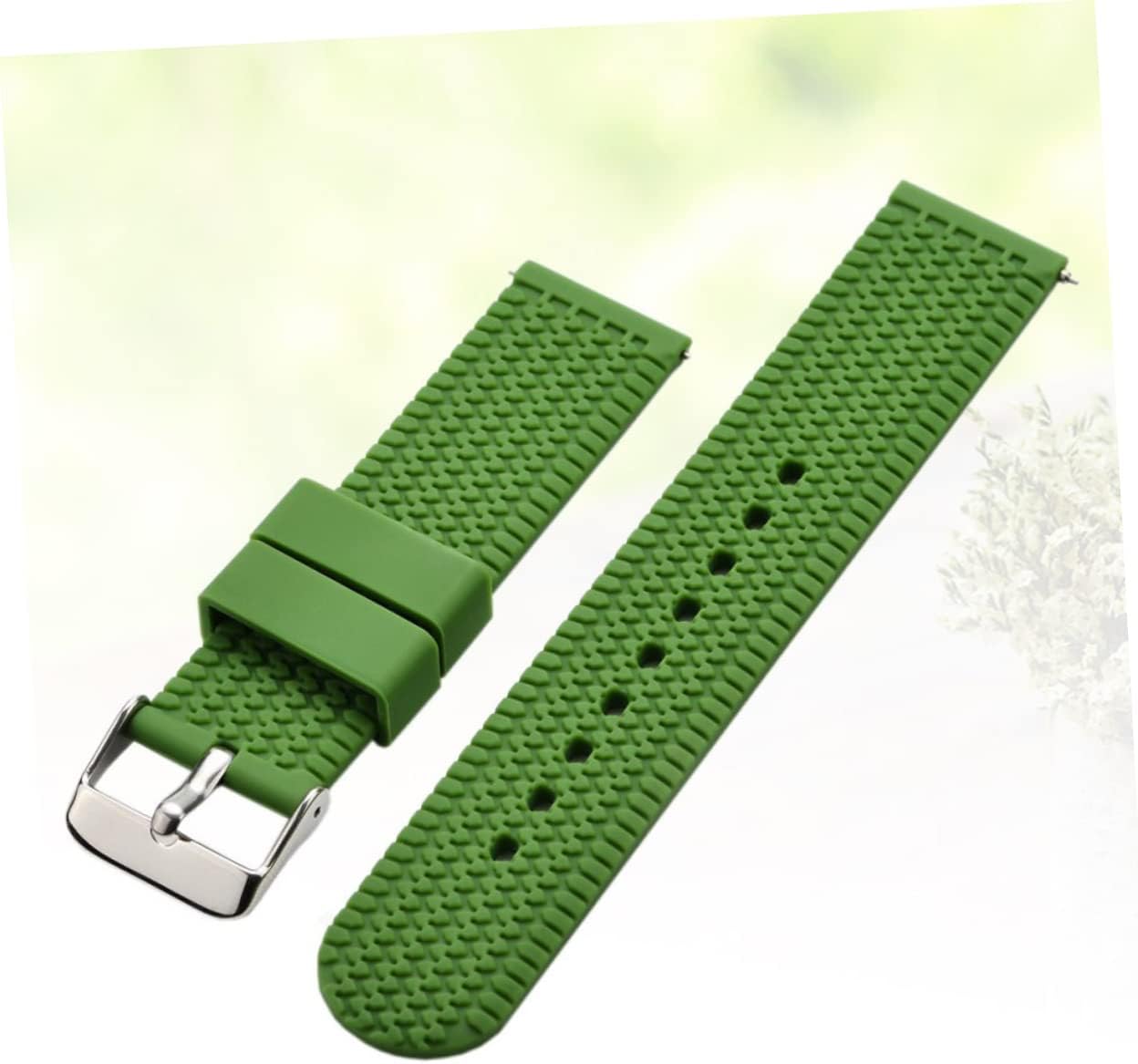 Beavorty Creative Silicone Watchband Soft Tire Grain Design Comfortable Durable Wristband for Fitness Activities for Sports Enthusiasts