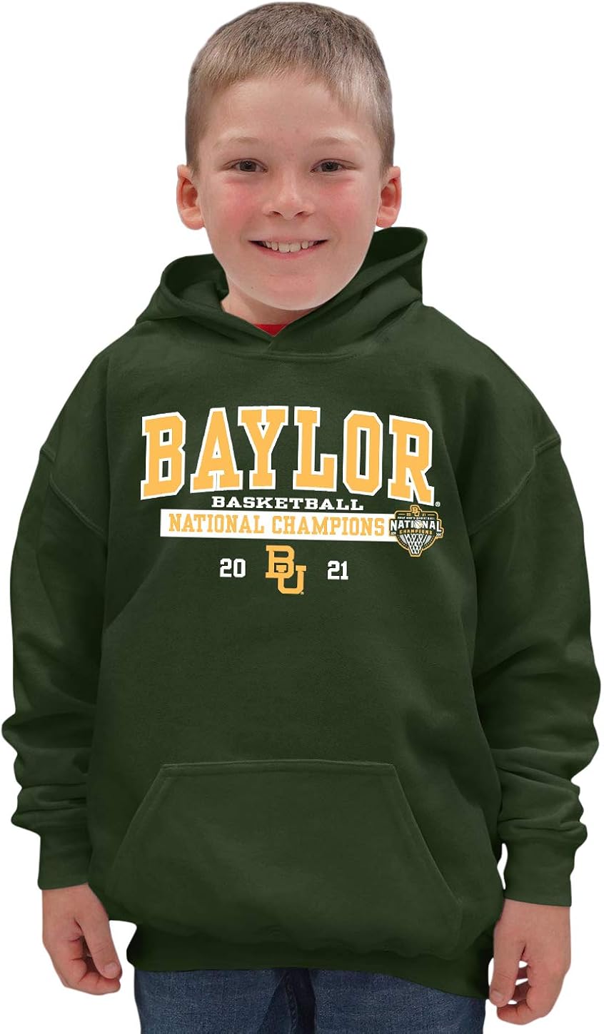 Blue 84 Kids' Baylor Bears National Basketball Championship Hoodie 2021 : Clothing