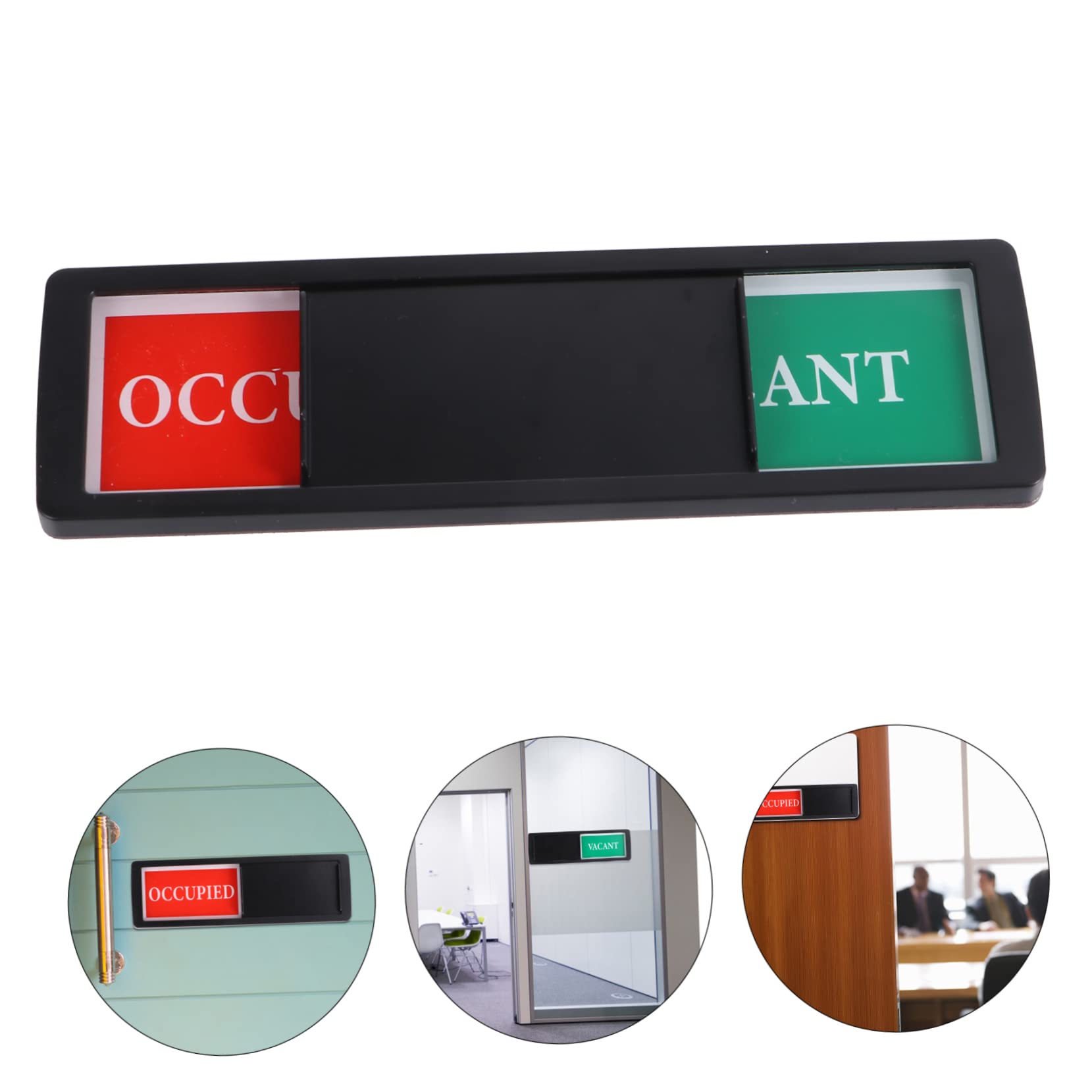 NUOBESTY 13piezas Letrero Magnético De Privacidad Indicador Deslizante Vacante Ocupado Para Sala De Conferencias y Baños Señal Antirrayones y De Usar Superficies Diversas