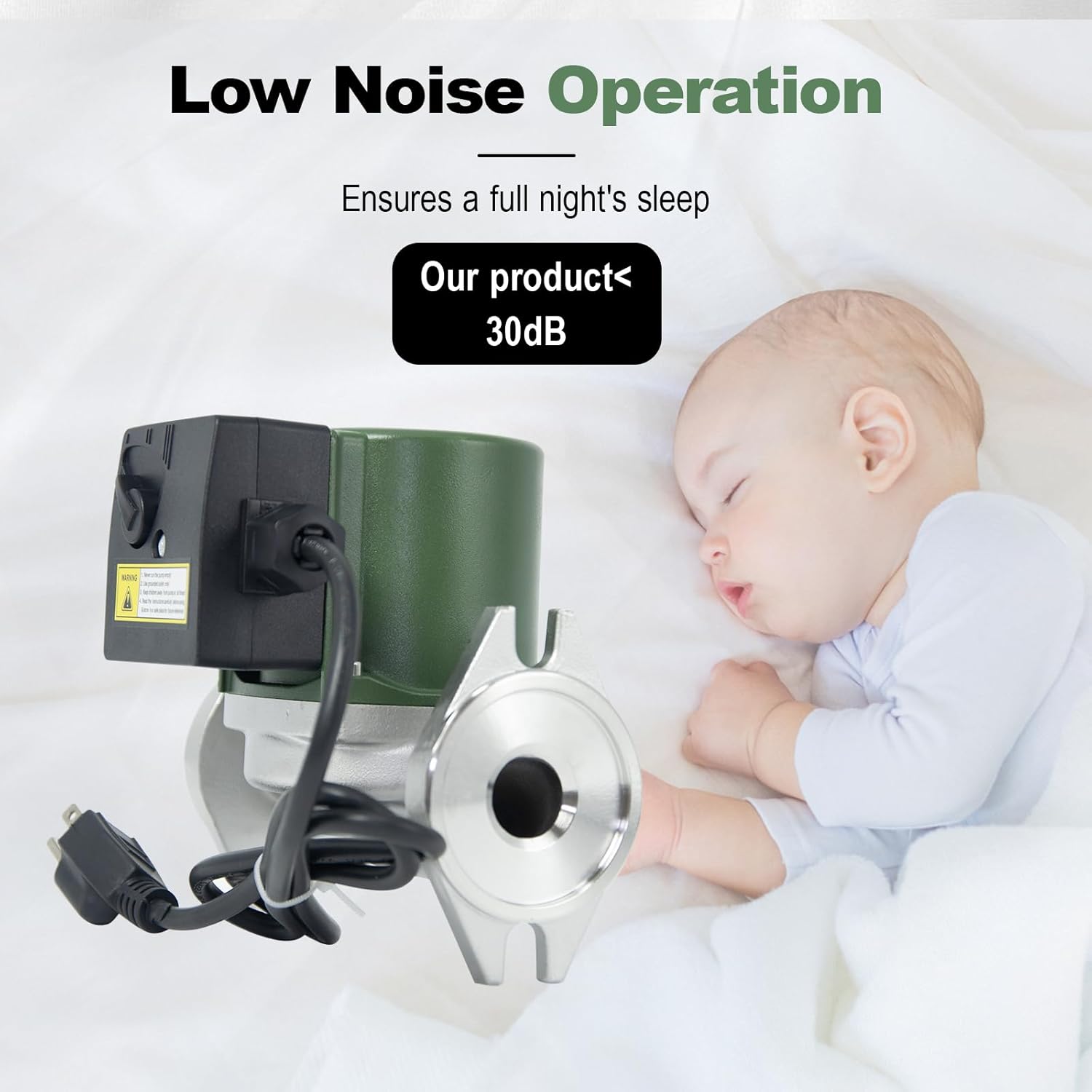 009-SF5 Water Circulating Pump Compatible with Taco Flanged High Velocity Cartridge Circulator Pump, 1/8 HP 115V 3250RPM 10GPM 150Psi Replace# 009SF5