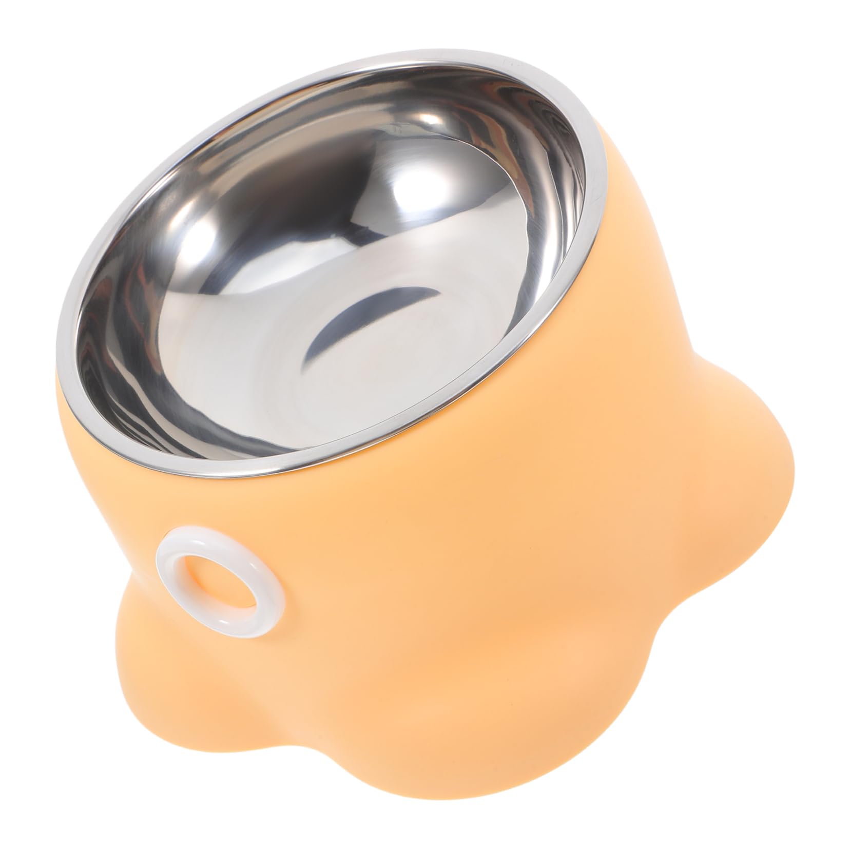 VICASKY Non-Slip Pet Bowl Stainless Steel Cat Feeding Dish Octopus Design -Spill Portable Puppy Supplies for Active Dogs and Cats