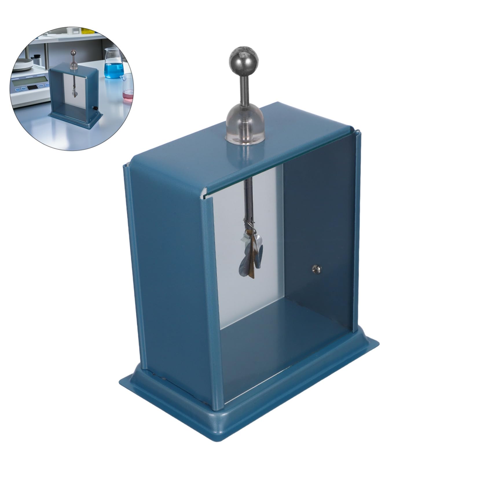Elettroscopio con Lamina in Ferro per Esperimenti Scientifici in Aula Strumento Didattico per Fisica Rilevatore di Elettricità Statica Preciso per Insegnamento Scolastico