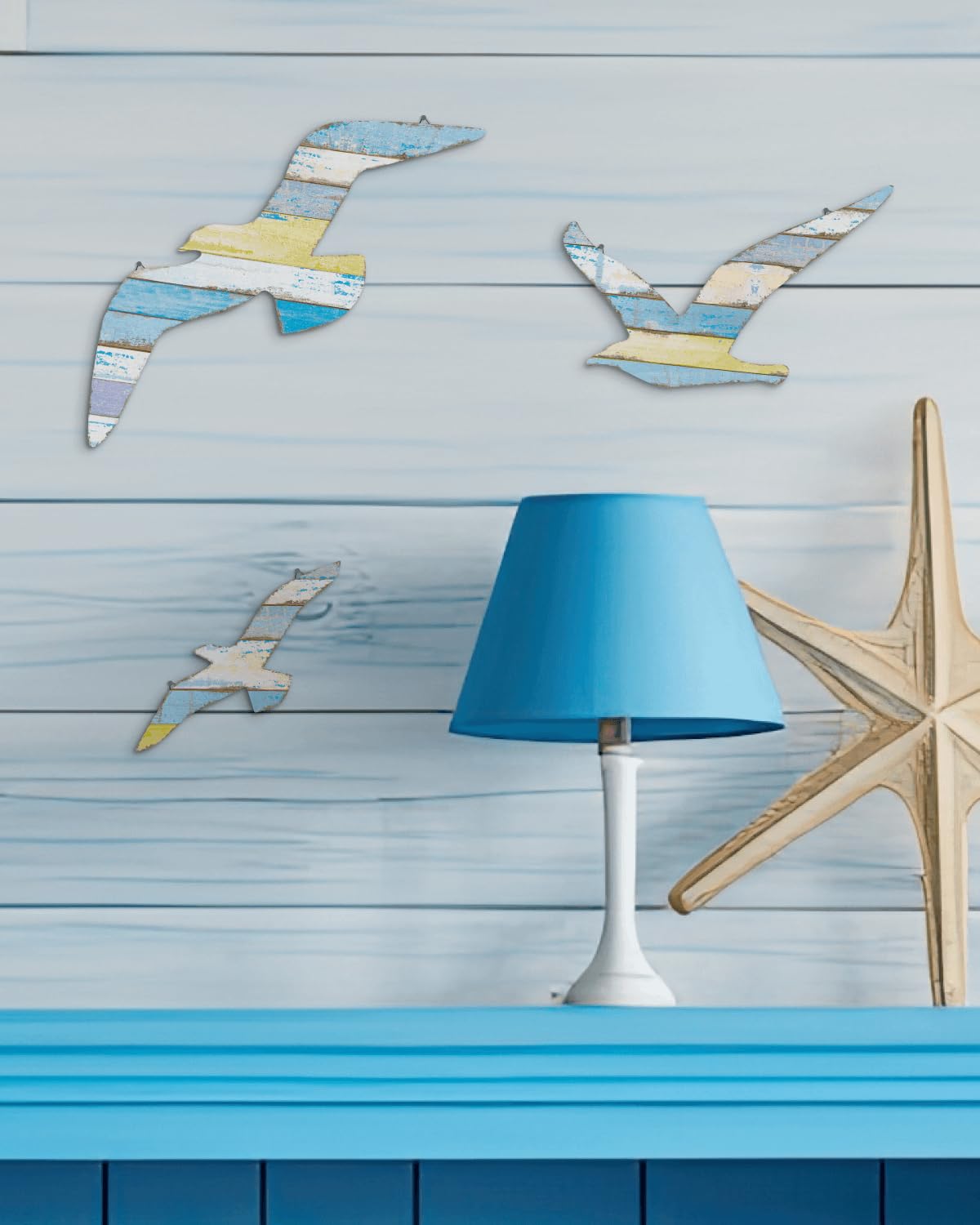 Oiseau Mouette Hirondelle En Laiton Pour Décoration Murale Années 50 60