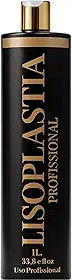 Progressiva Lisoplastia Profissional 1L – Alisamento Sem Formol, Redução de Volume, Anti-Frizz, Brilho Intenso, Cabelos Lisos Saudáveis, Uso Profissional, Tratamento Nutritivo Rápido para Todos os Tipos de Cabelo