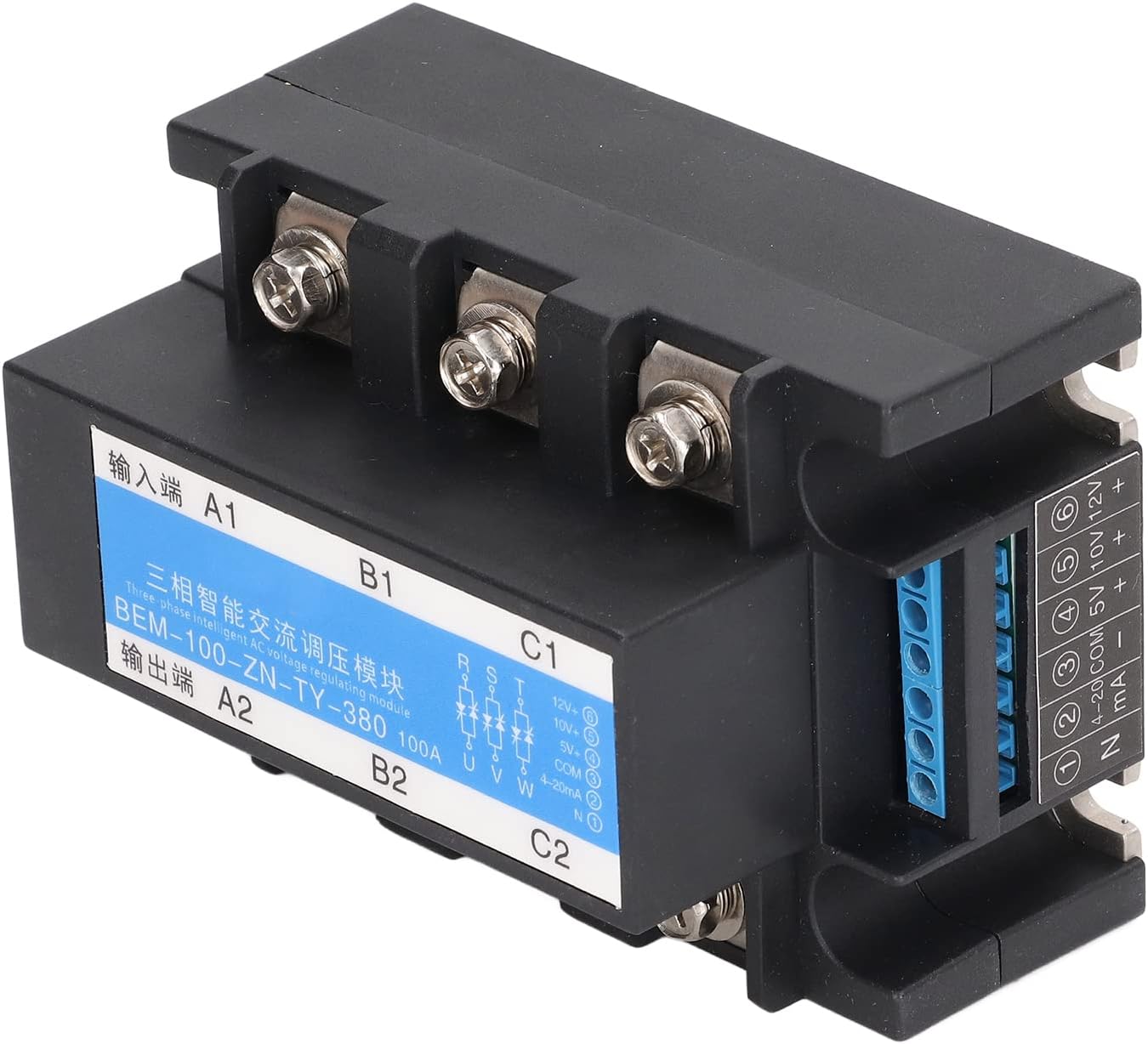Three-Phase Voltage Stabilizer Board, Voltage Regulation Module Less Interference 380V Input and Output Total Insulation for Heating System
