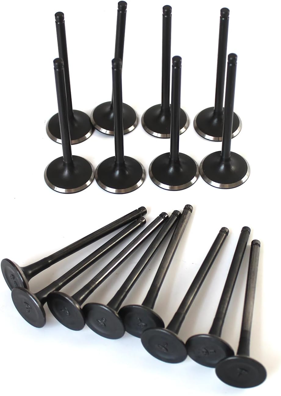 Intake Exhaust Valve Set 22211-2B000 16pcs for 2009-2020 Kia G4FD 1.6L High-Temp Resistant Engine Valves Direct Fit Replacement Kit​