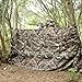 WINWAY Camo Netting Burlap Cradle Mesh Fabric - 75D Camouflage Netting for Hunting Blinds, Camping Military Tree Stands, Ground Cover,Decoration