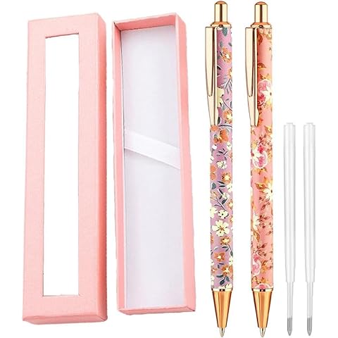 Kareeran Floral Pens Set with Gift Box Cover