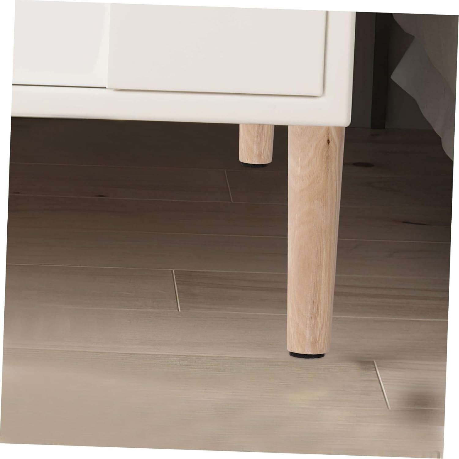 4pcs Wooden Furniture Legs Set Sofa Table Feet Robust Build Easy Assembly