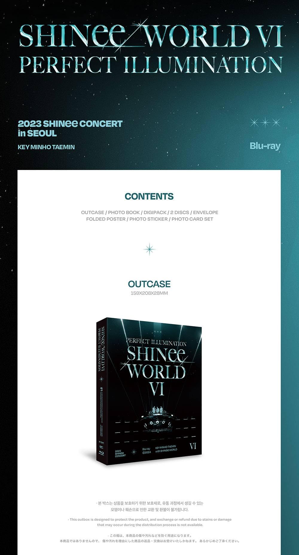 SHINee WORLD Ⅵ( 初回限定盤) ブルーレイ SHINee WORLD VI [PERFECT ILLUMINATION] JAPAN FINAL LIVE in