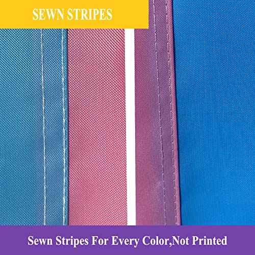 Lgbtq Gay Pride Rainbow Flag 3X5 Outdoor Sewn Stripes- Heavy Duty Lgbt Pride Flag 6 Stripes Nylon Uv Fading Resistant With Two Brass Grommets #TOP5