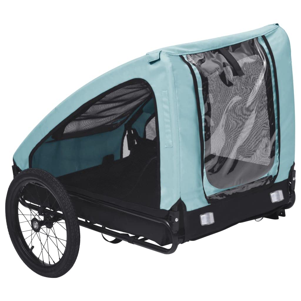 Homgoday Remolque de bicicleta para mascotas, amarillo y negro