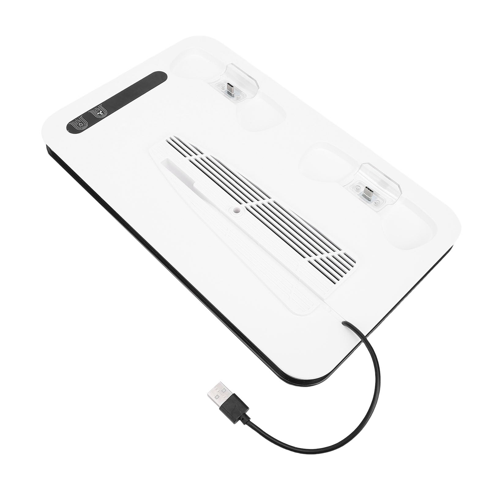 Zunate Supporto di Raffreddamento per Console di Gioco Verticale con Illuminazione RGB e Caricatore per Doppio controller: Ideale per la Configurazione di Gioco