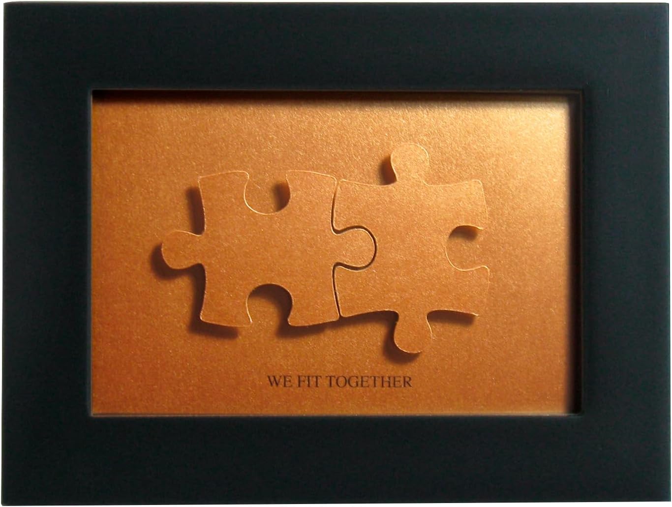 We fit together Puzzle Paper Cut Art