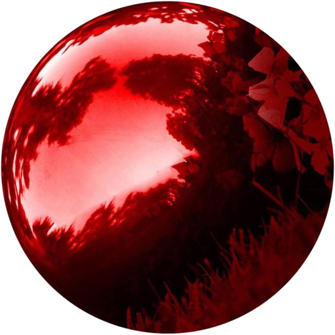 DULAI 2pcs Garden Reflective Ball Christmas Ornaments Outdoor Decorations Outdoor Mirror Garden Spheres Mirror Gazing Ball Decorative Ball Garden Mirror Ball Reflective Globe gem Paint
