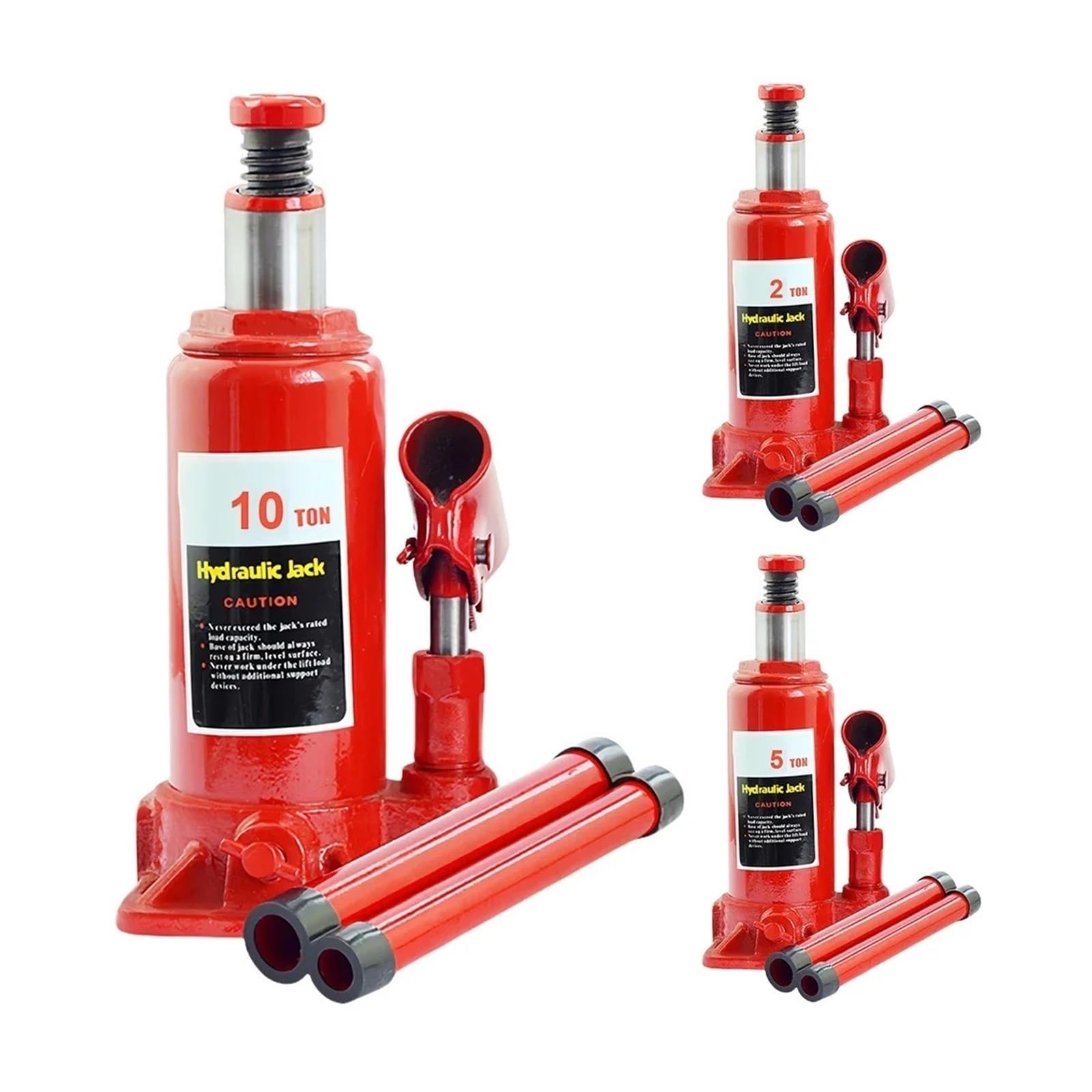 cric per auto sollevatore auto Martinetto a bottiglia idraulico saldato Martinetto a bottiglia idraulico Martinetto a bottiglia saldato per la riparazione automatica(5 Ton)