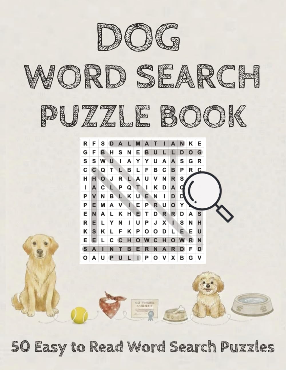 Dog Word Search Puzzle Book (Miss Puzzled Extraordinary Wood Search Puzzle Books)