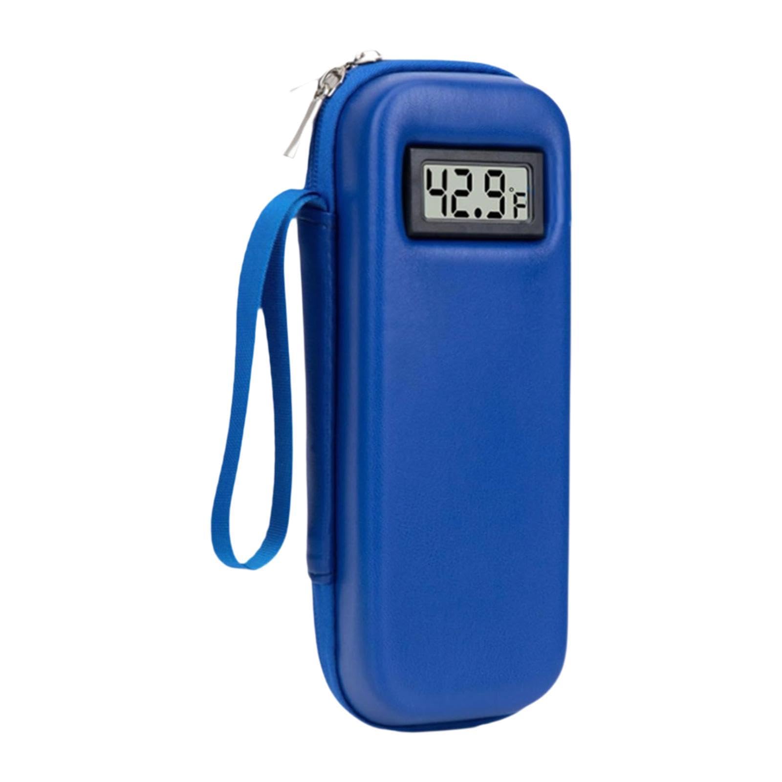 Insulin Cooler Travel Case Protector for Diabetic Supplies Daily Life Blue| Other Aids| Aids | Monitoring & Testing Medical Mobility Disability |Health Beauty-image-42