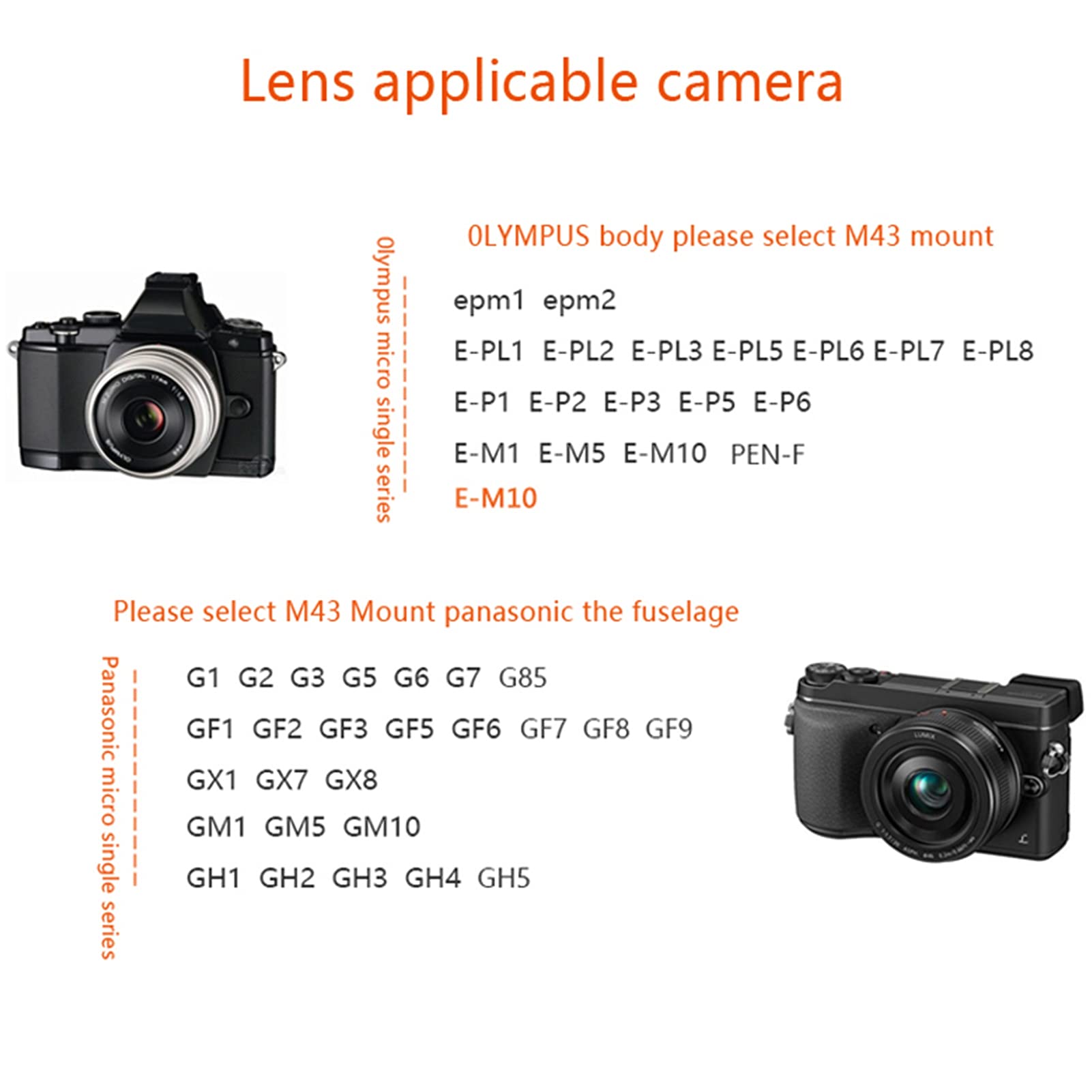Obiettivo della macchina fotografica, lente dell'apertura di 50mm resistente all'usura per
