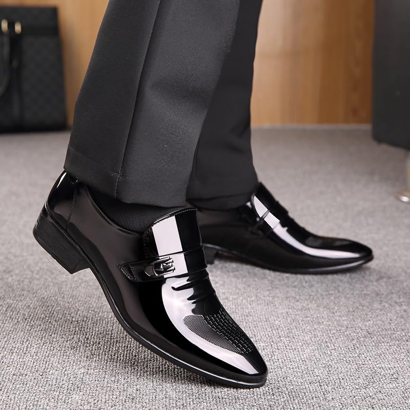 Comfortable Dress Shoes for Business New Men's Slip-On Oxford Shoes, Wedding, Casual & Work, Modern Classic Formal Shoes3