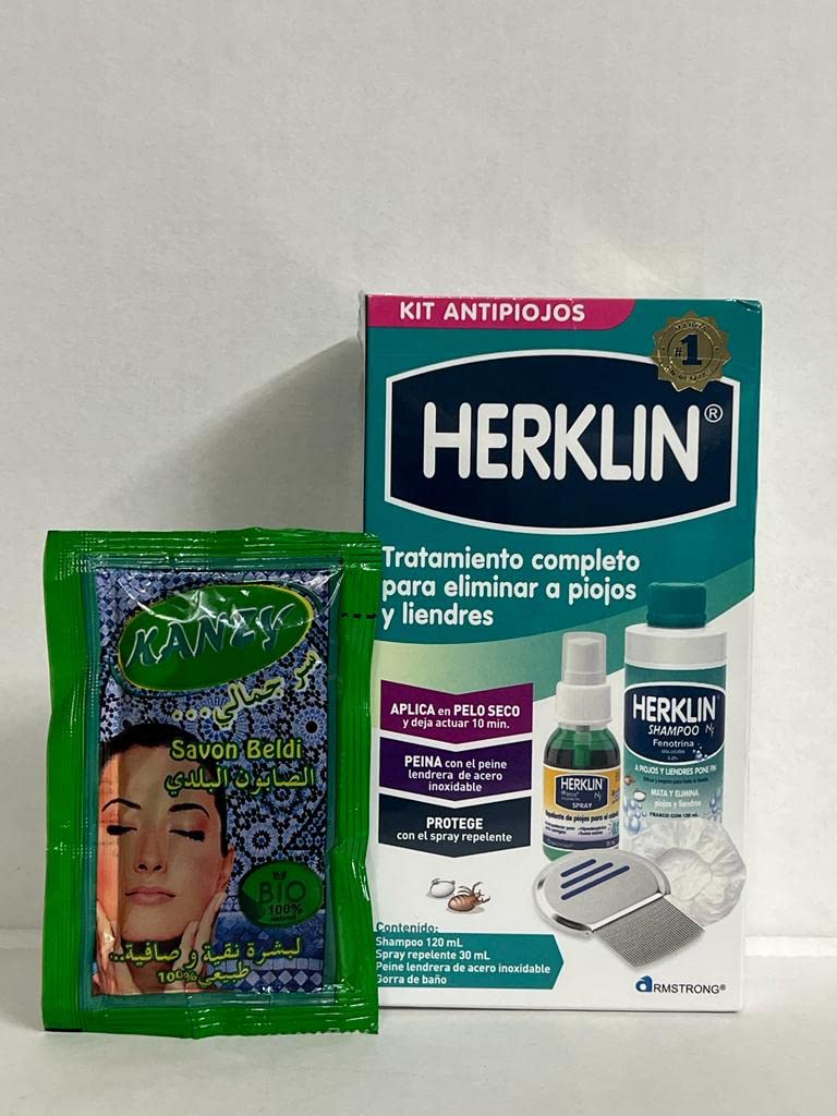 (Pack of 2) 1 Original Moroccan soap by argan & 1 KIT ANTIPIOJOS