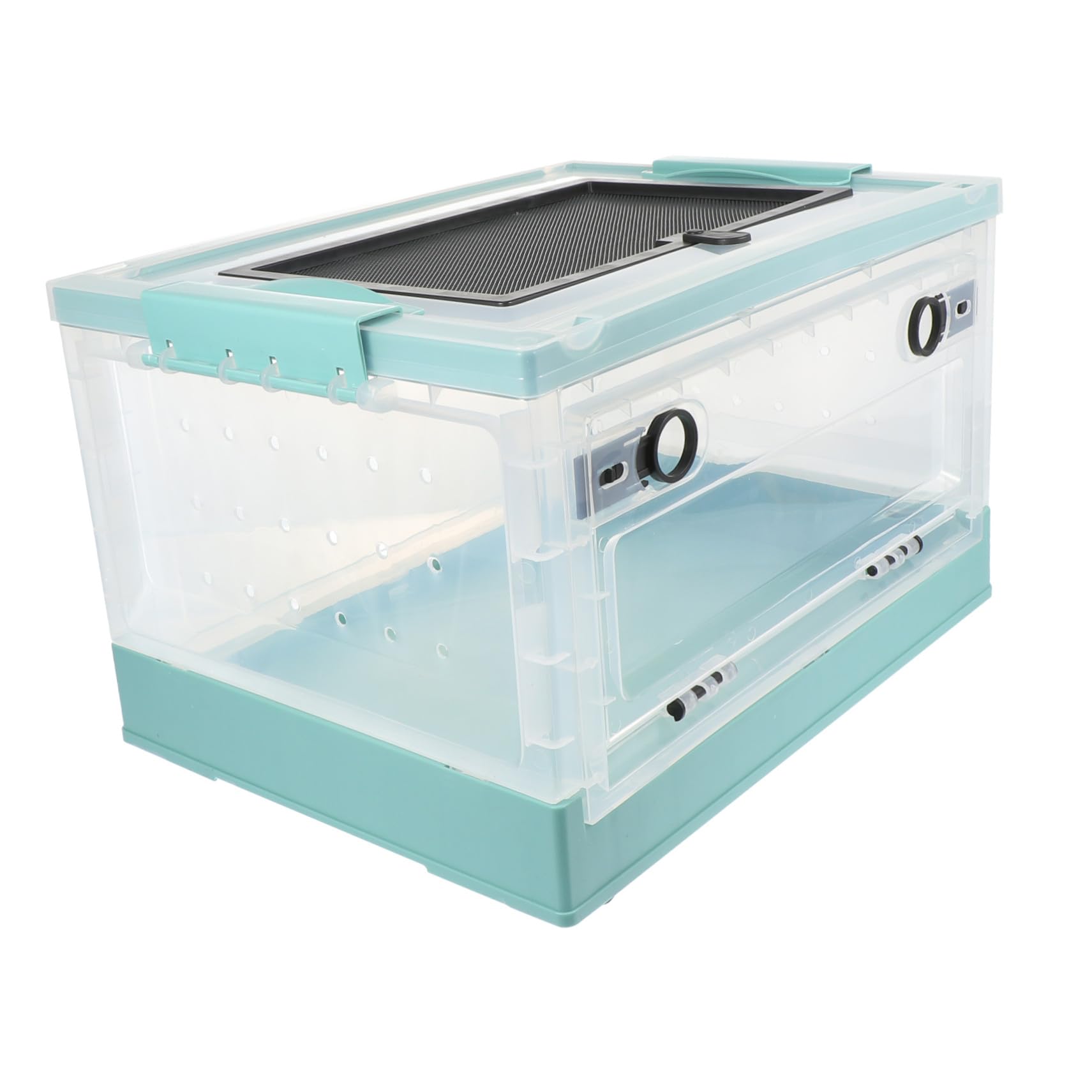 Cage à hamster en plastique bleu anti-odeur et sans fuite pour rongeur