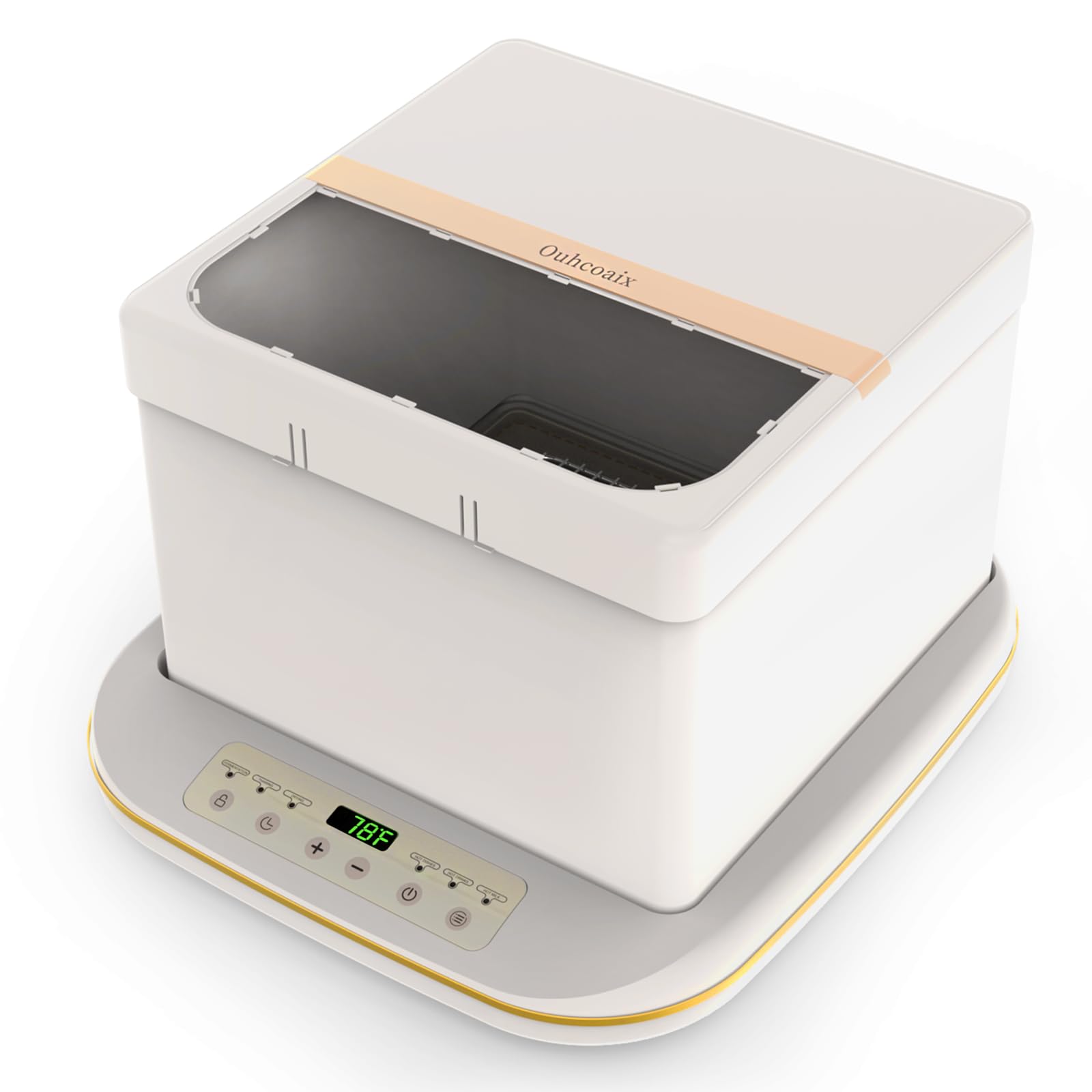 Folding Proofer Bread Proofing Box & Slow Cooker with 0-120 Temp Control & 10 H Timer Proofing Box for Sourdough, Bread Baking, Pizza, Yogurt Sourdough Starter Kit for Home Baking Bread Lovers