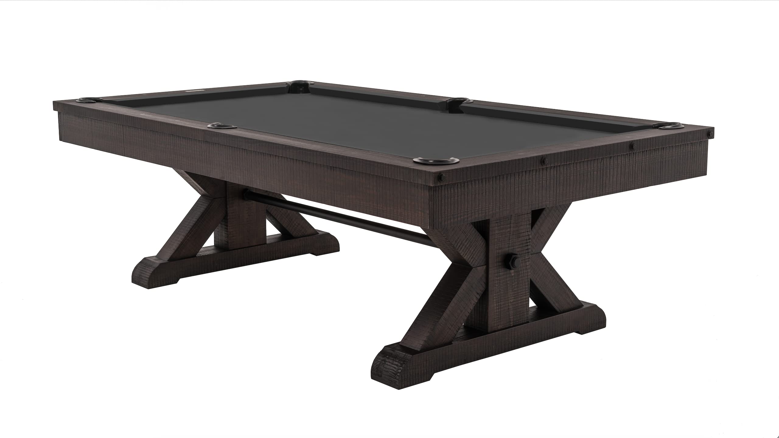Plank & Hide - Otis Billiard Pool Table (Smokehouse, 8')