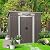 6X4 FT Outdoor Storage Shed, Waterproof Metal Garden Sheds with Lockable Door, Steel Tool Storage Buildings Shed & Outdoor Storage House for Garden, Backyard, Patio, Lawn, Trash Cans(Gray)