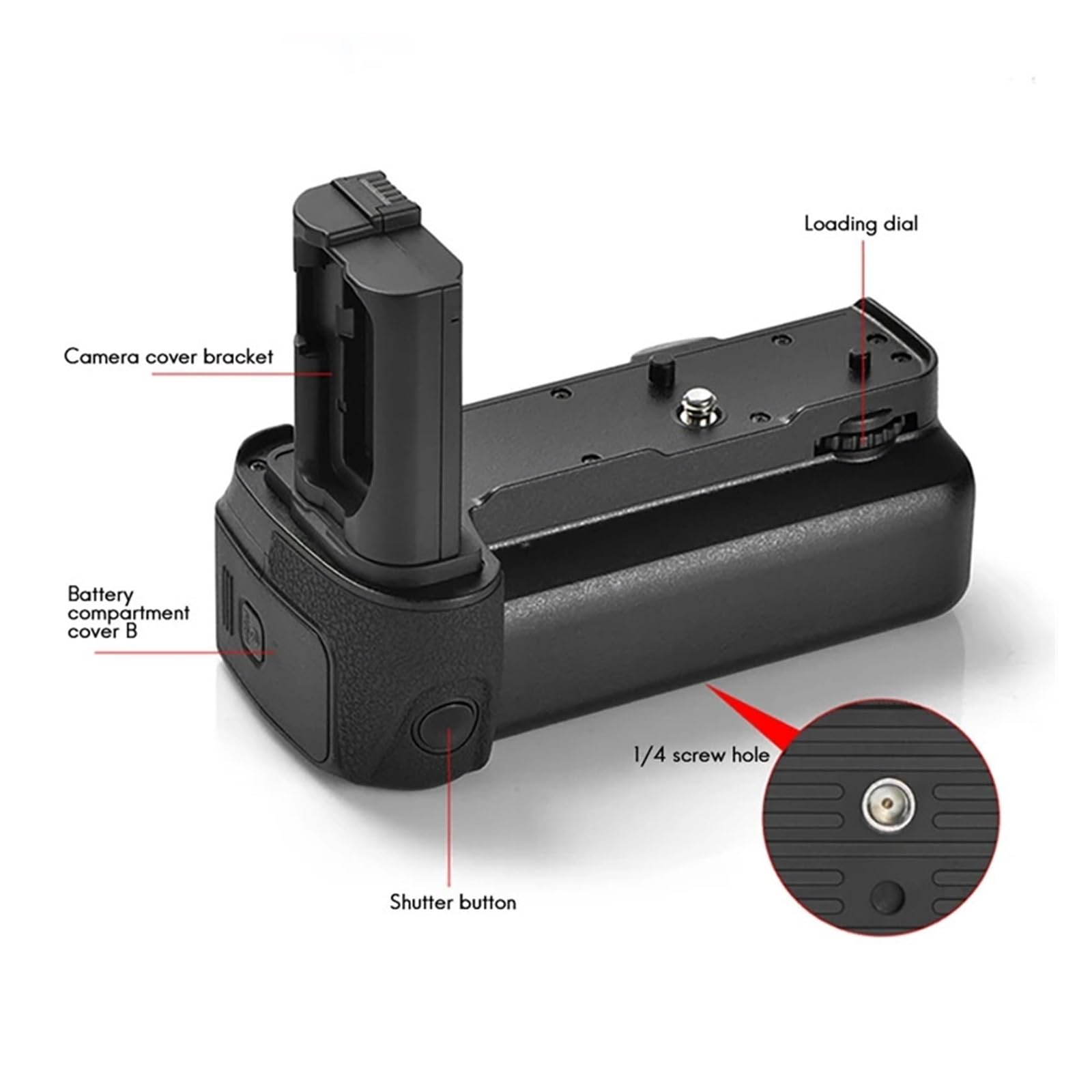 Compatibile con Nikon Z6 Z7 Battery Grip MB-N10