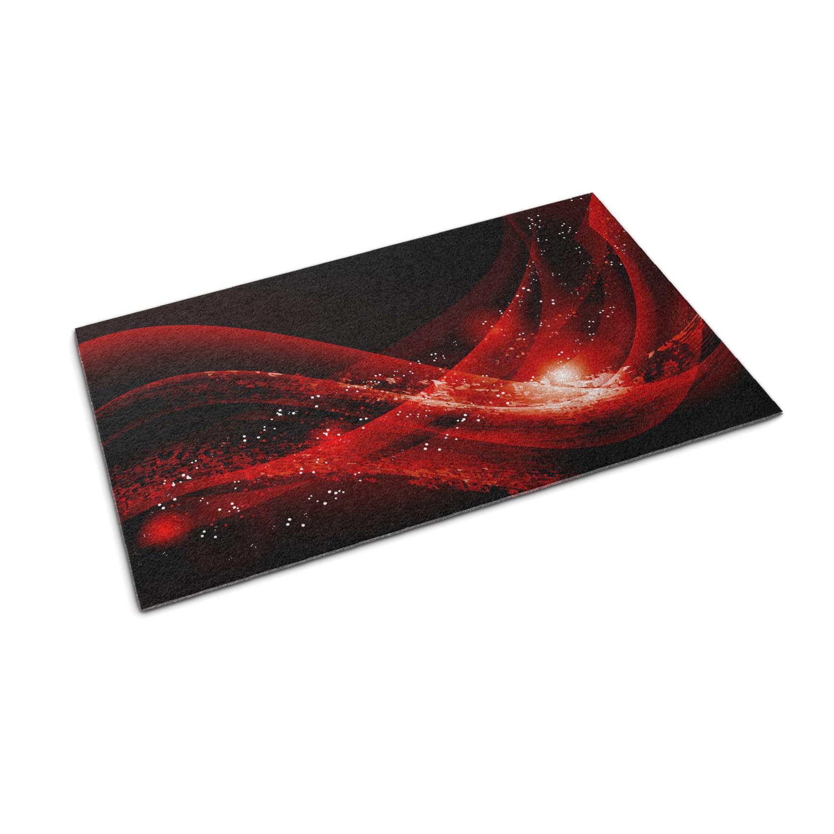 Paillasson extérieur antidérapant 60x40 cm Tulup motif de lignes abstraites