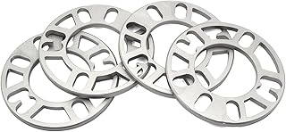GoldenSunny 8mm Universal Wheel Spacers Adapters Fit Most 4 & 5 Lug Vehicle, PCD from 98mm to 120mm, 4x100 4x108 4x110 4x112 4x114.3 4x120 4x4.5 5x100 5x108 5x110 5x112 5x114.3 5x120 5x4.5