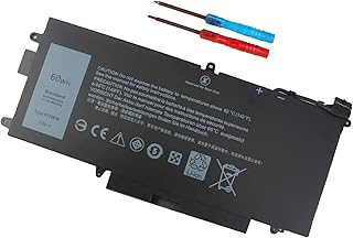 K5XWW Laptop Battery for Dell Latitude 5289 7389 7390 2-in-1 Series Latitude 12 5000 E5289 L3180 Series P29S001 P29S002 725KY 71TG4 N18GG 6CYH6 J0PGR 7.6V 60WH