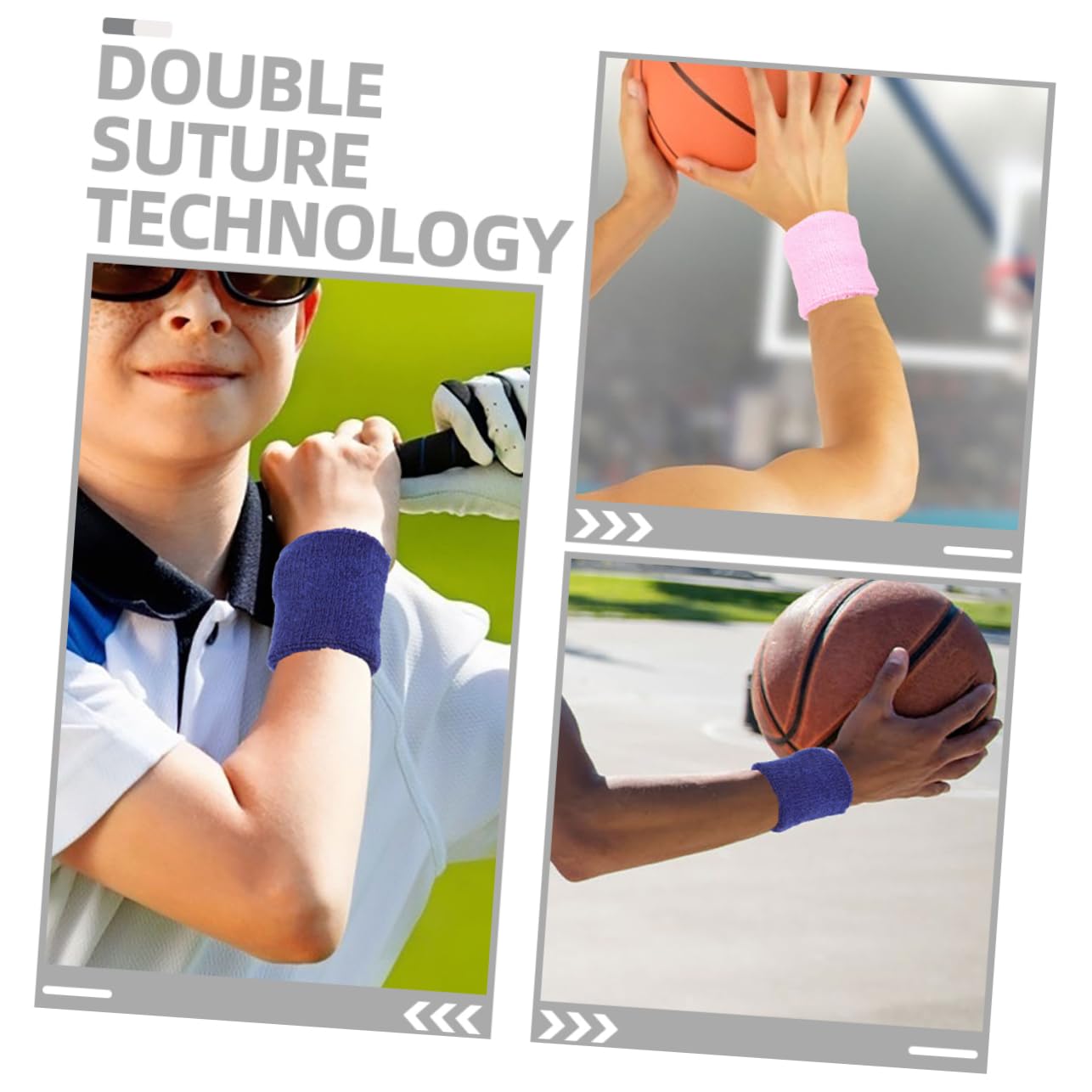 Piezas Pulsera para Niños Soporte De Muñeca Elástico Pulseras Deportivas Muñequeras Deportivas Muñequeras De Entrenamiento Deportivo Muñequeras Banda para El Sudor Correa De