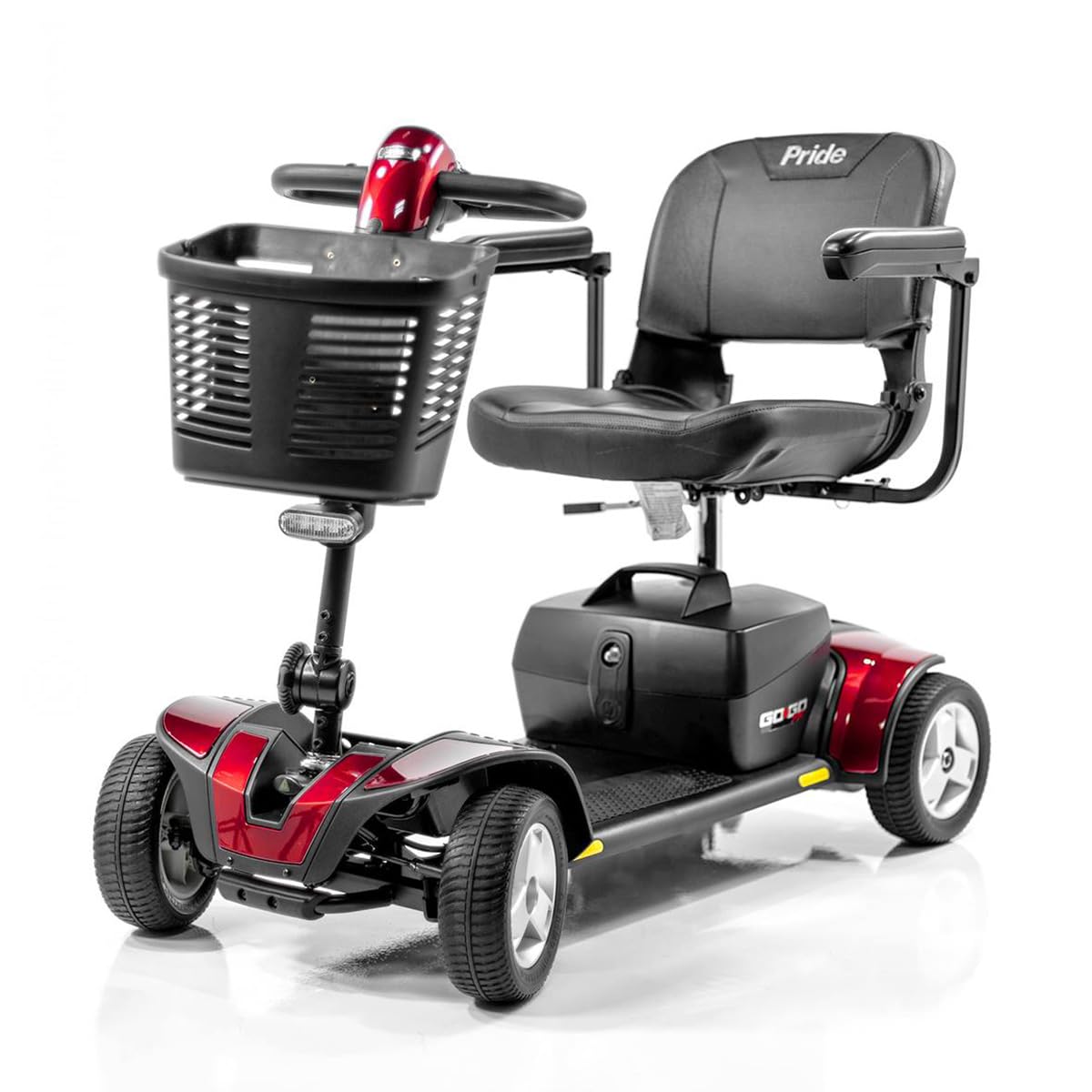 Pride Mobility Go-Go Sport S74 4-Wheel Electric Travel Scooter for Adults-Free Challenger Accessory (Ships Separately)