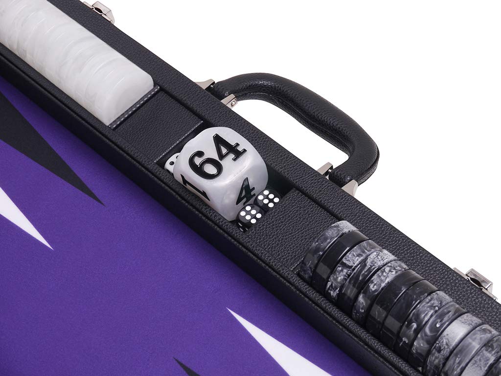 Jeu de Backgammon Tournoi 53 x 73 cm Violet – Wycliffe Brothers