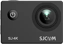 SJCAM SJ4K Câmera de ação Full HD 4K Câmera subaquática à prova d'água para mergulho com snorkel 12MP Sports Camera Camcorder 2.0 tela LCD - preto