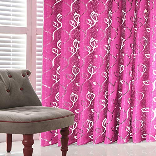2 Rideaux Fushia (Rose) - Dimensions 140x240 Cm Chacun - Occasion, Bon état Général