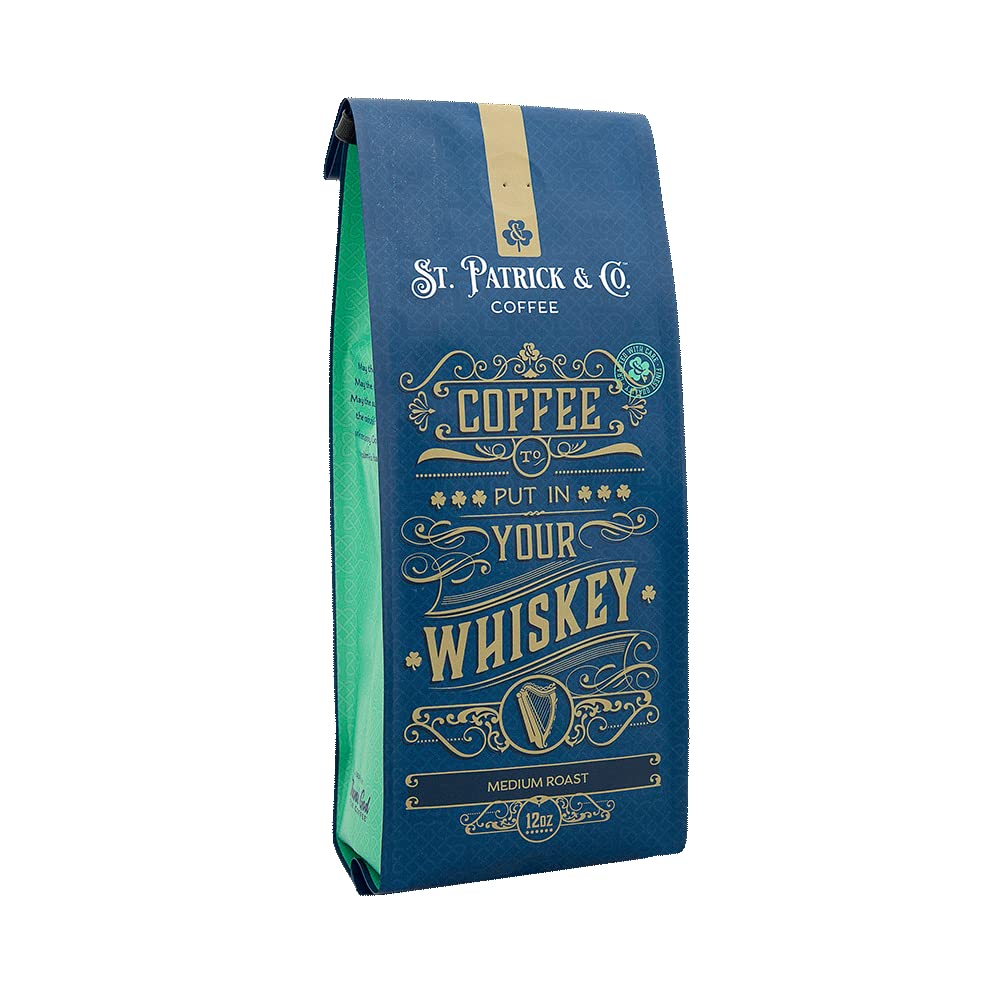 Thank God for Coffee Coffee For Your Whiskey St. Patrick & Co. Coffee (Whole Bean) 12 ounces