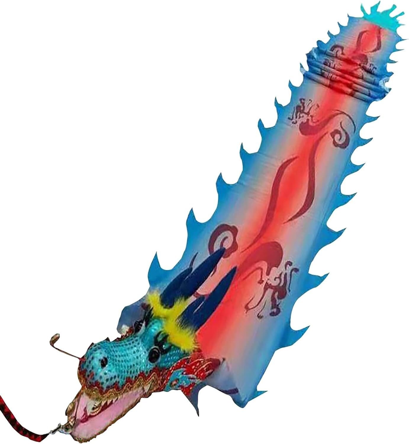 TFG - Ttfd Dragon Dance Ribbon, Dragon Dance Ribbon, Fitness Dance Streamer, Outdoor Fitness Dragon Dance Ribbon(8m)