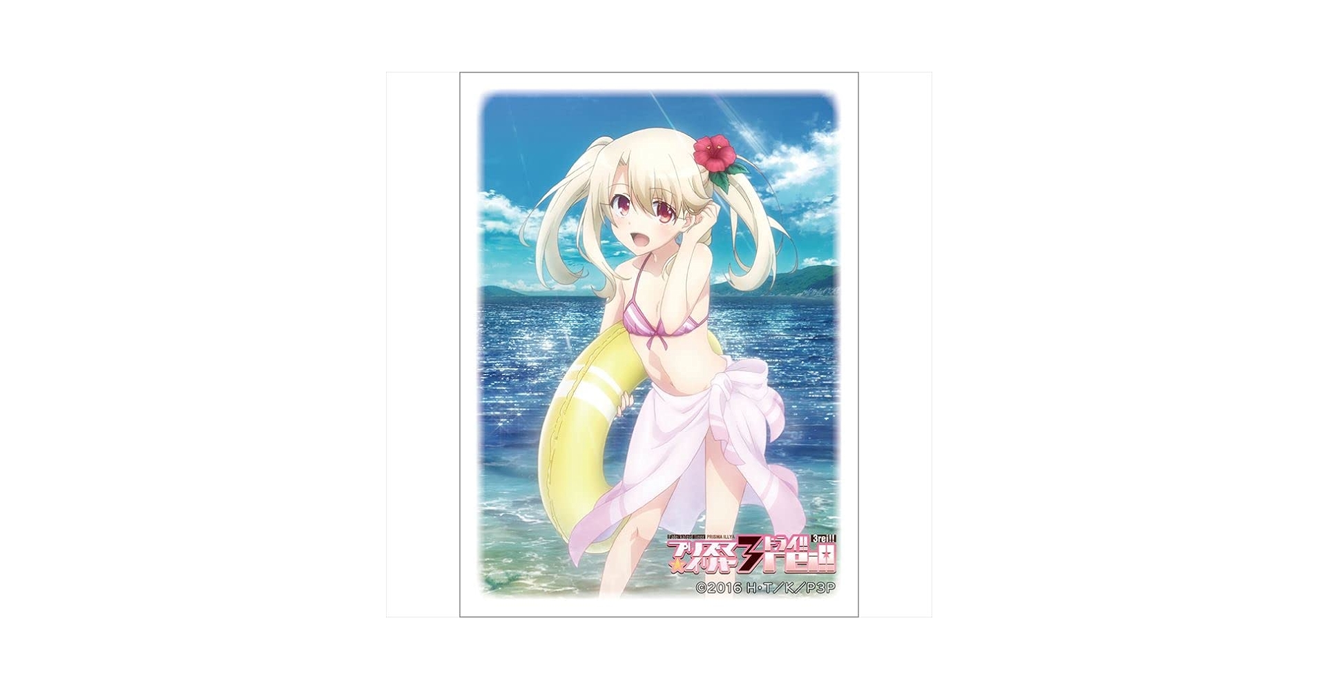 Fate プリズマ⭐︎イリヤ　クロエ　美遊　スリーブ　水着　カーテン魂　劇場版 カーテン魂スリーブ プリズマ⭐︎イリヤ 美遊 ウエディング水着